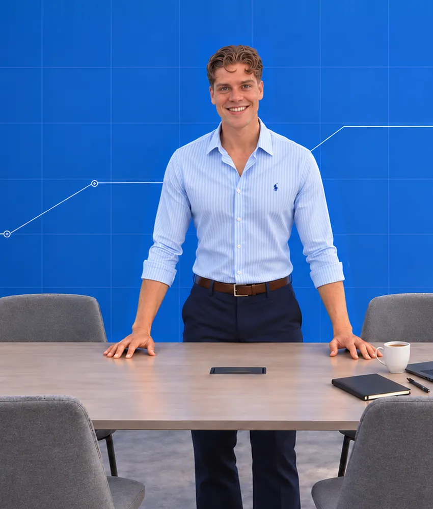 Sebastiaan de Kok aan de overlegtafel
