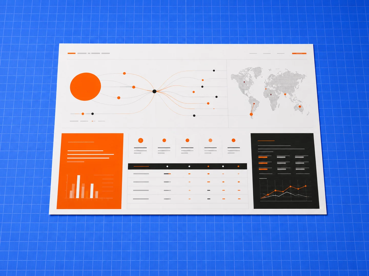 Het visuele systeem van Orange Corporate Services
