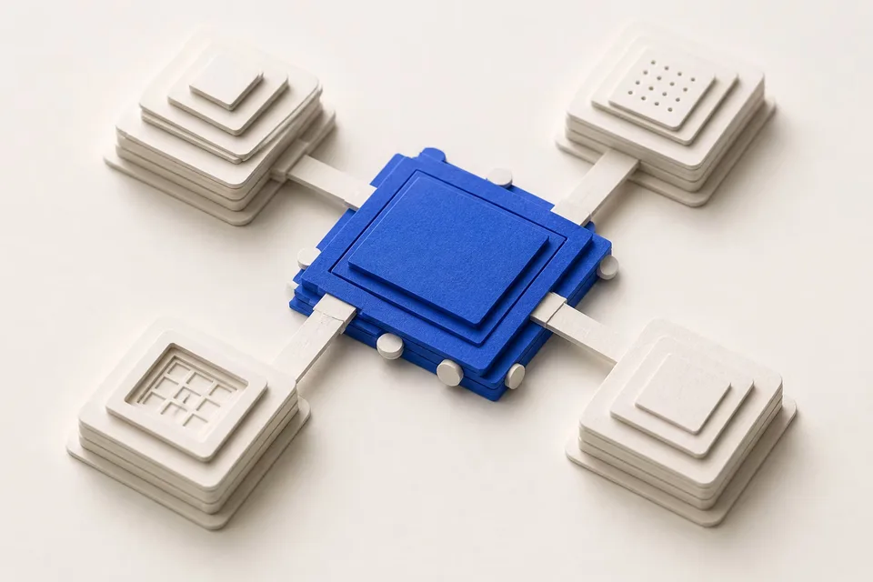 Enkele precieze tactiele connectoren tussen een websitekern en relevante bedrijfssystemen